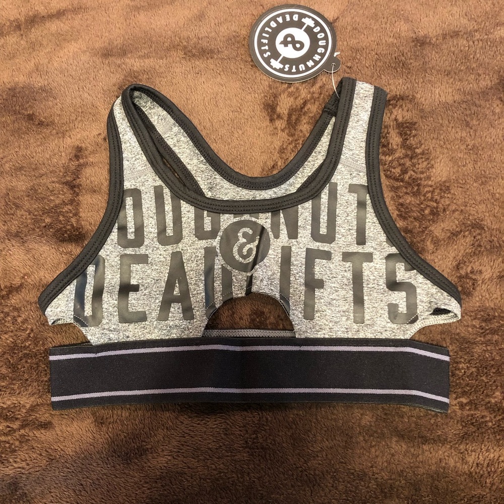 Keyhole sports bra